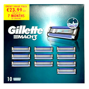 Gillette Mach 3 Blades 10s