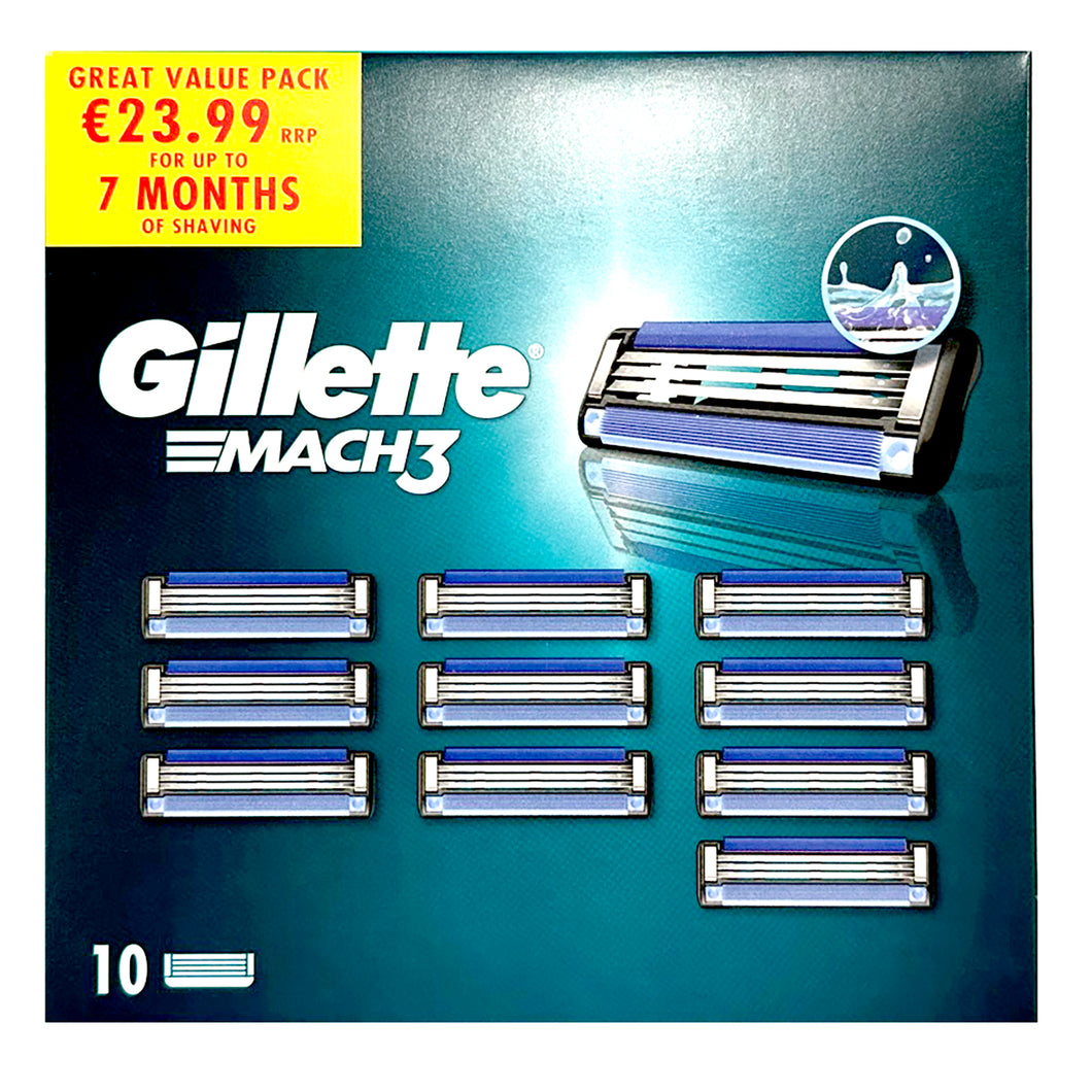 Gillette Mach 3 Blades 10s