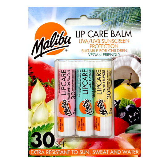 Malibu Lip Care Balm 3 Pack
