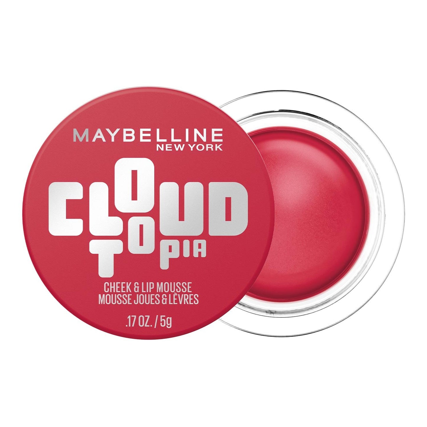 Maybelline Cloudtopia Cheek & Lip Mousse Blush 02 Ethereal Rouge