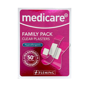 Medicare Clear Plasters Family Pack