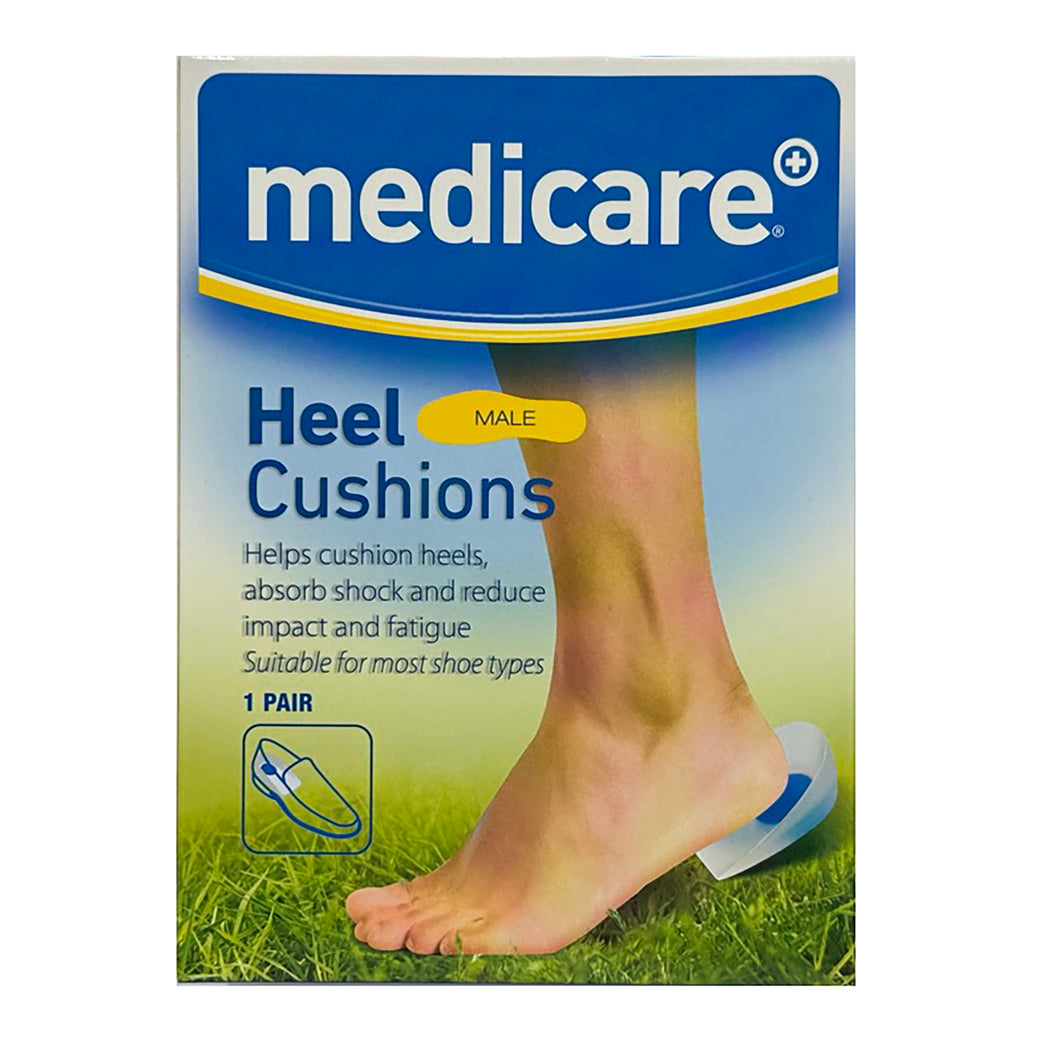 Medicare Heel Cushions 1 Pair Male