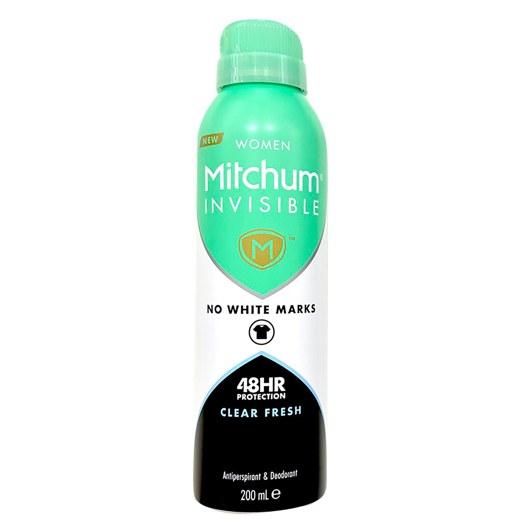 Mitchum Women Invisible No White Marks Antiperspirant Clear Fresh