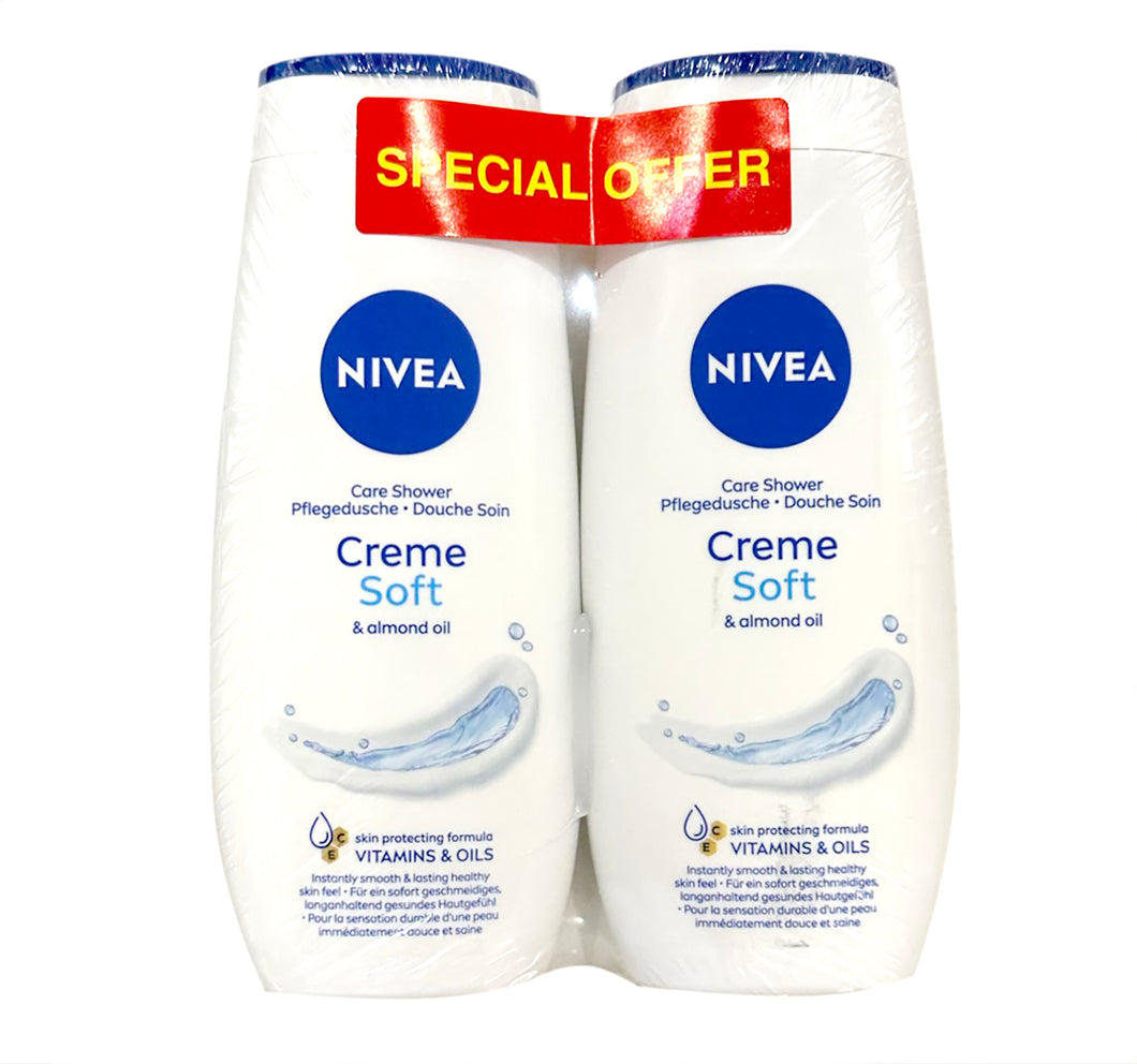 Nivea Duo Shower Cream Soft 250ml x 2