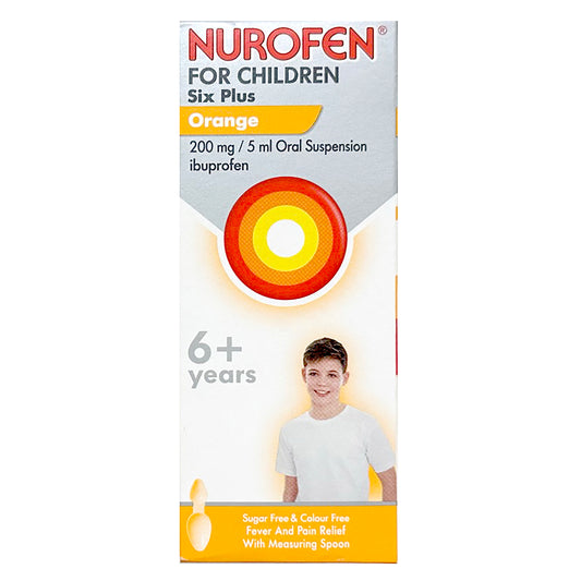 Nurofen for Children Orange 6+ 100ml with Spoon