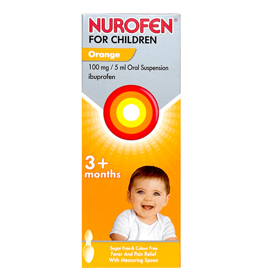 Nurofen for Children 3mths+ Orange  200ml with Spoon