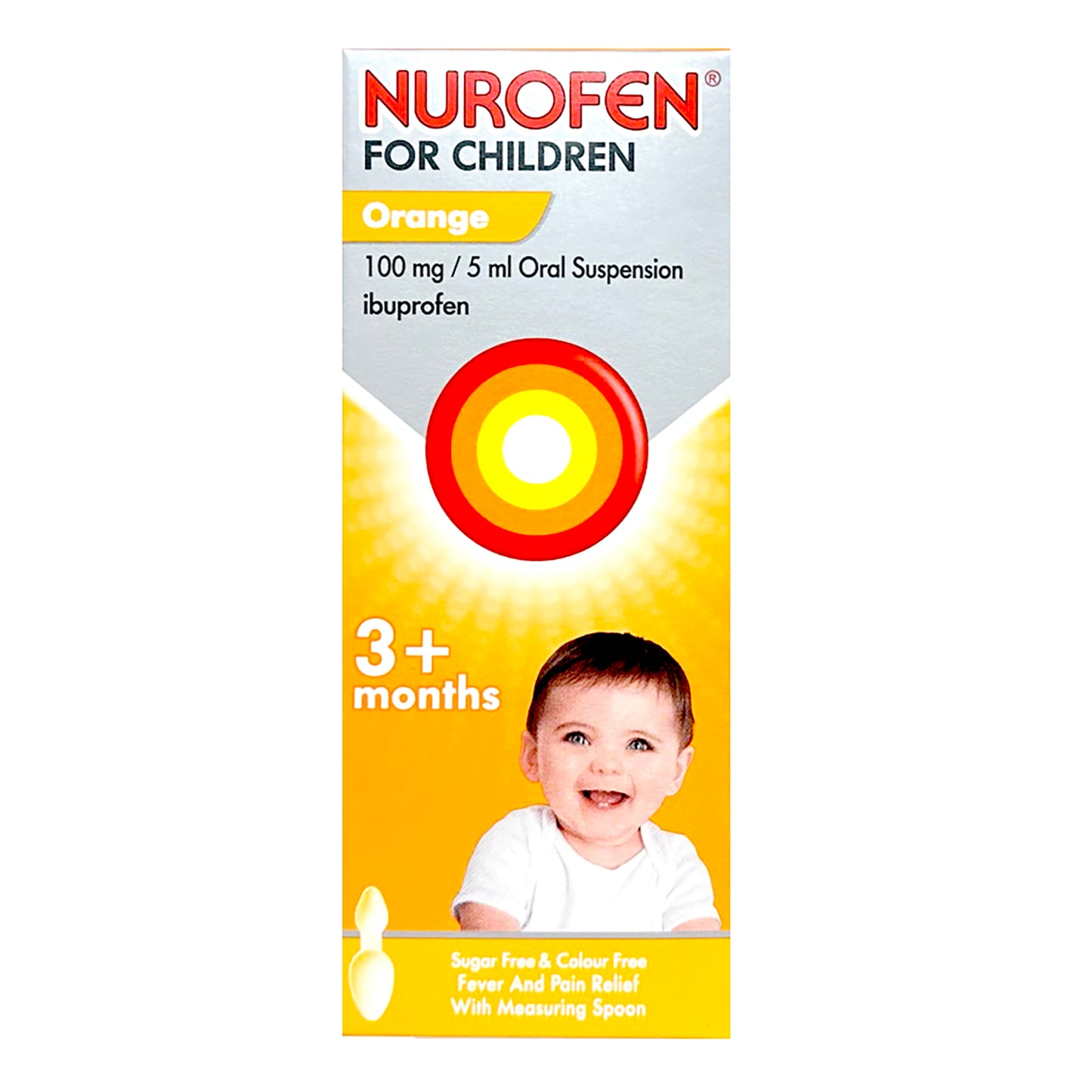Nurofen for Children 3mths+ 100ml with Spoon