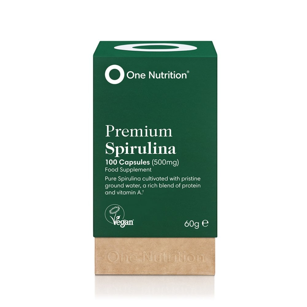 One Nutrition Premium Spirulina 500mg 100Caps
