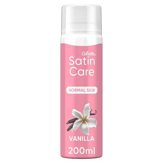 Gillette Satin Care Shave Gel Vanilla Scent 200ml