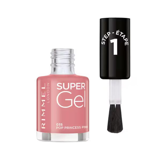 Rimmel Super Gel Nail Polish 035 Pop Princess Pink