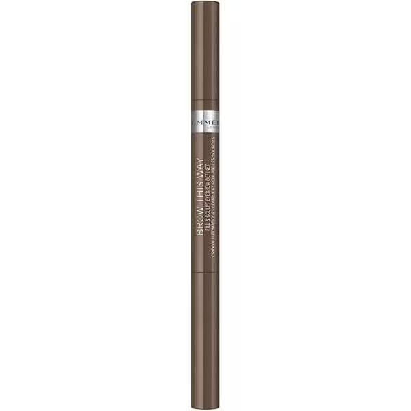 Rimmel Brow This Way Fill & Sculpt Eyebrow Definer 002 Medium Brown