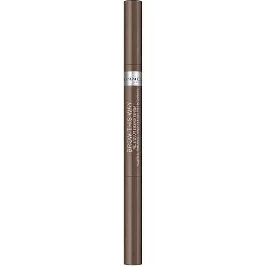 Rimmel Brow This Way Fill & Sculpt Eyebrow Definer 002 Medium Brown