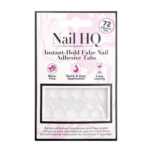 Nail HQ Instant-Hold False Nail Adhesive Tabs 72pk