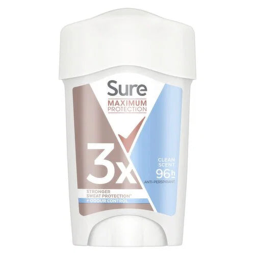 Sure Maximum Protection Clean Scent Anti-Perspirant Stick 45 ml