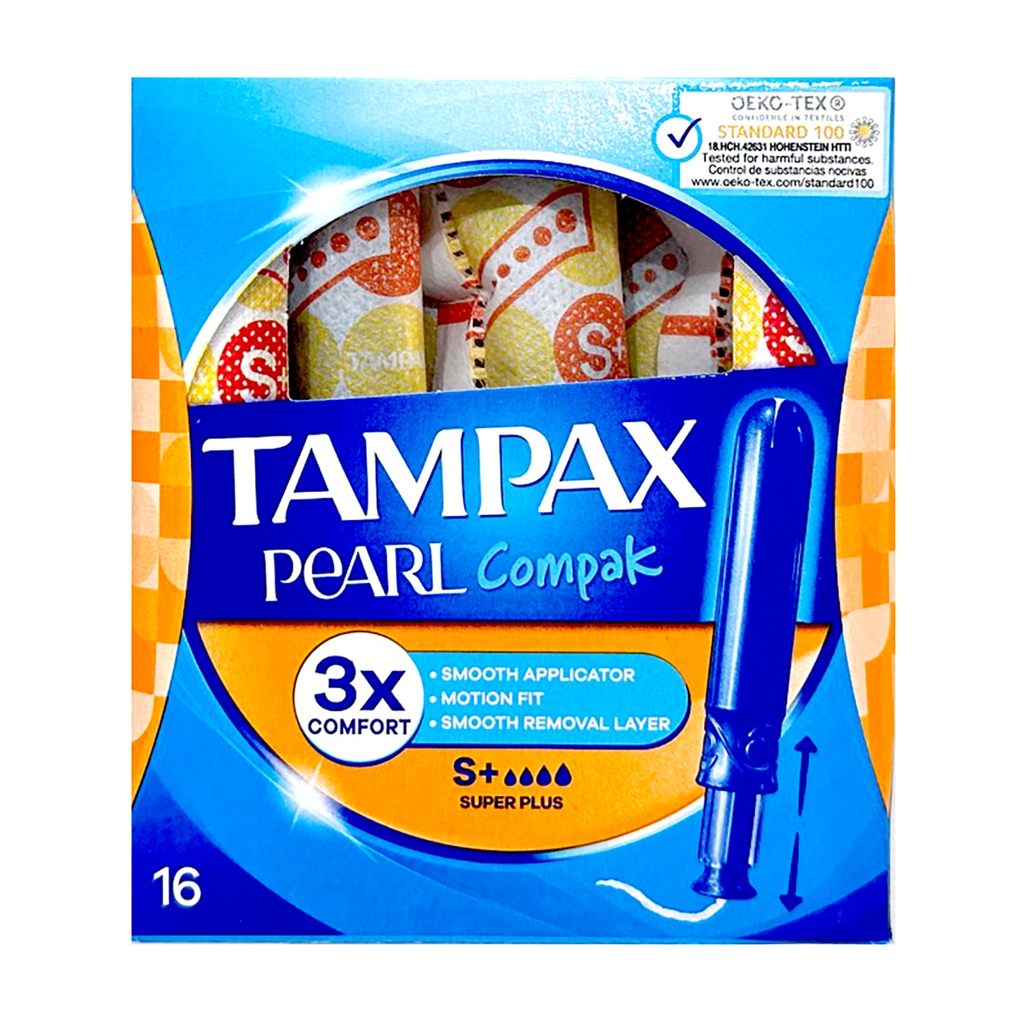 Tampax Pearl Compak 16s Super Plus