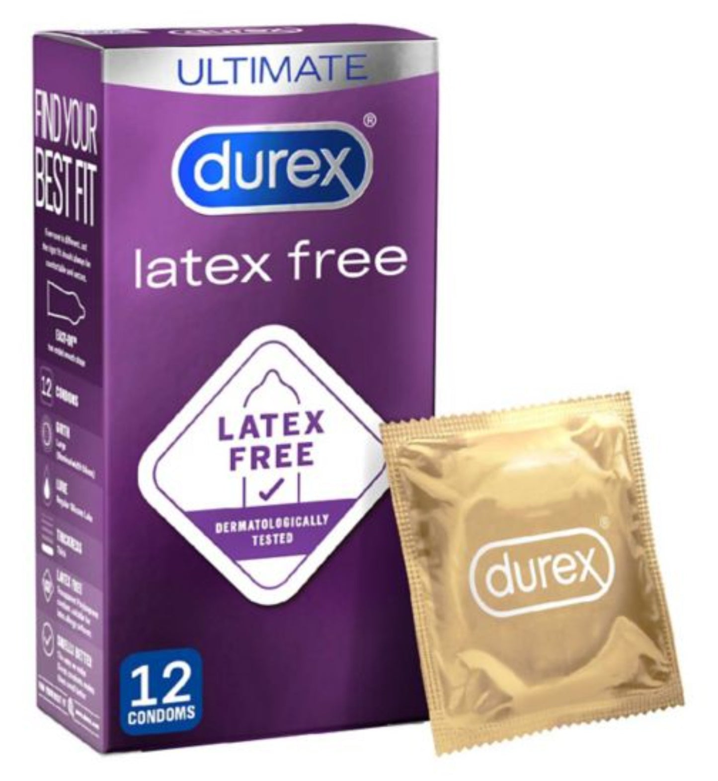 Durex Latex Free Condoms - 12 Pack