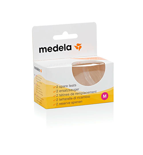 Medela Spare Teats 2pk Size M