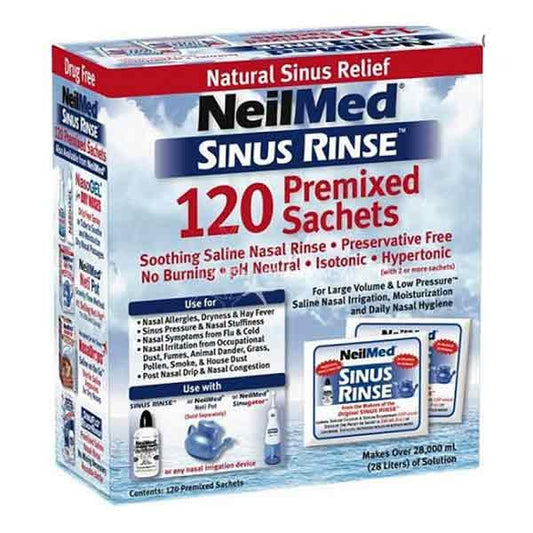 NeilMed Sinus Rinse 120 Premixed Sachets