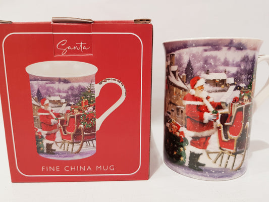SANTA FINE CHINA MUG