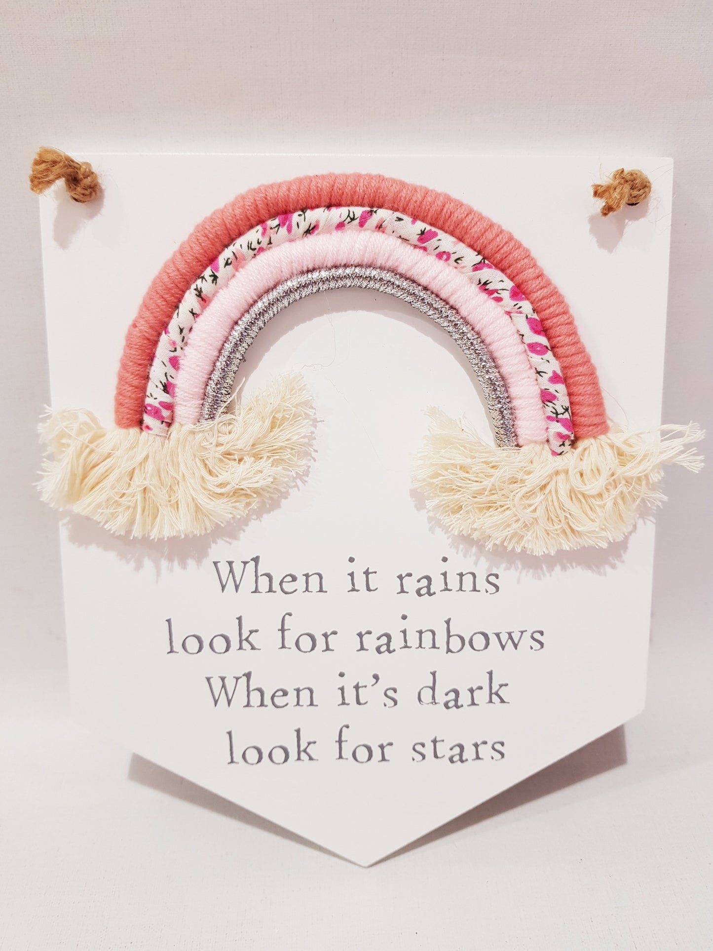 Rainbow Pennant Plaque