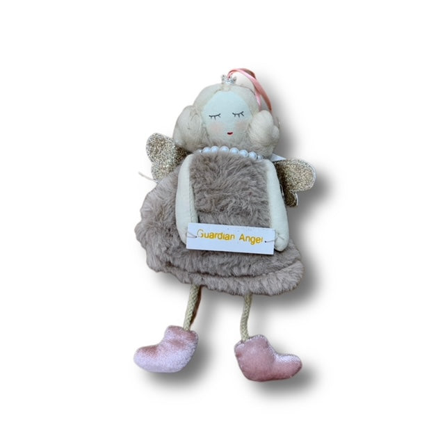 HANGING GUARDIAN ANGEL TREE TRIM 2 ASSORTED COLOUR