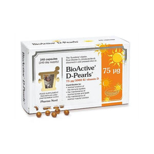 Pharma Nord BioActive D-Pearls 3000iu Vitamin D Large 240 Pack