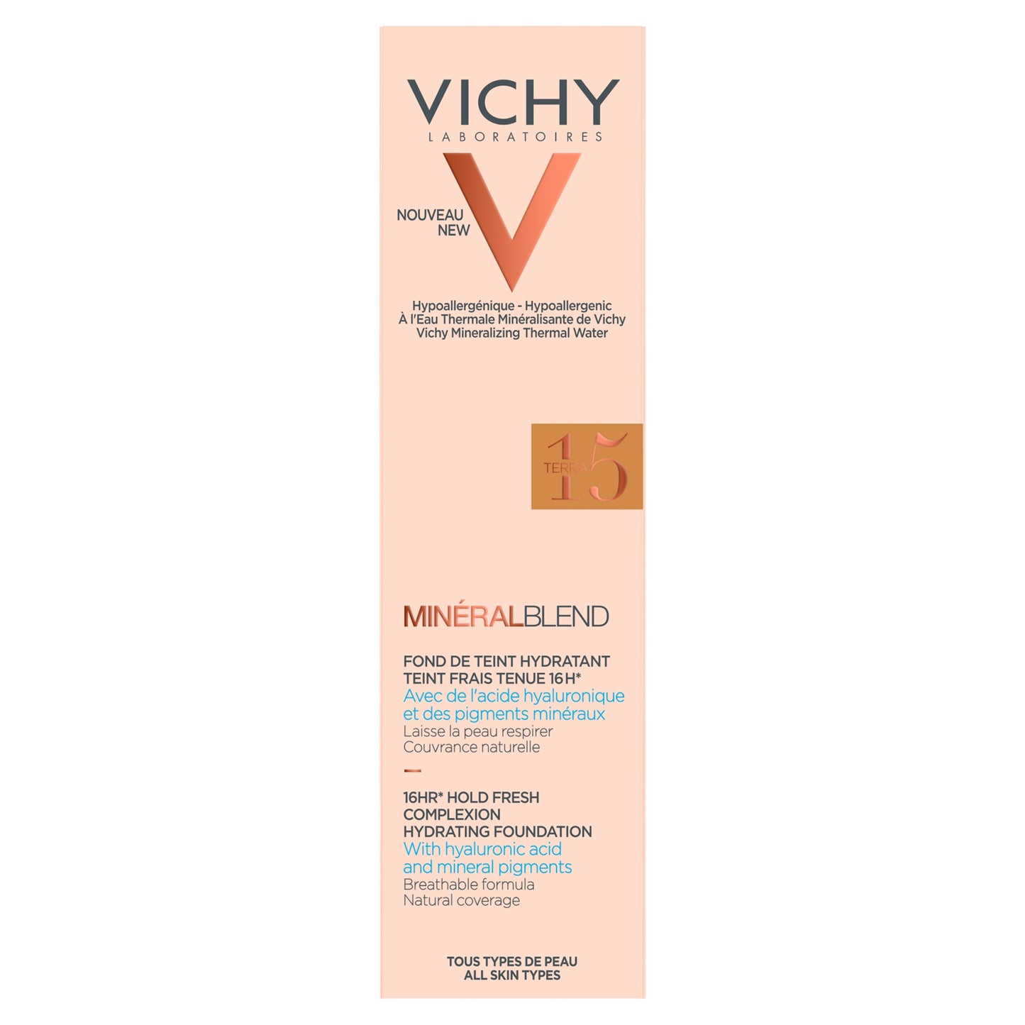 Vichy Mineralblend Fluid Foundation 15 Terra 30ml