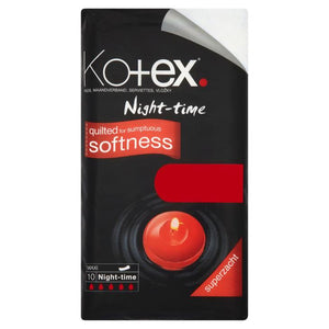 Kotex Quilted For Softness Night Time x10