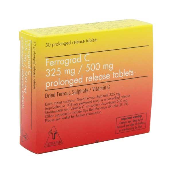 Ferrograd C Prolonged Release 30 Tablets