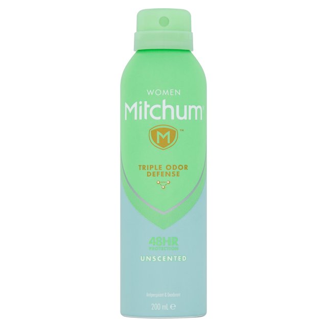 Mitchum Women Triple Odor Defense Unscented Deodorant Spray 150ml