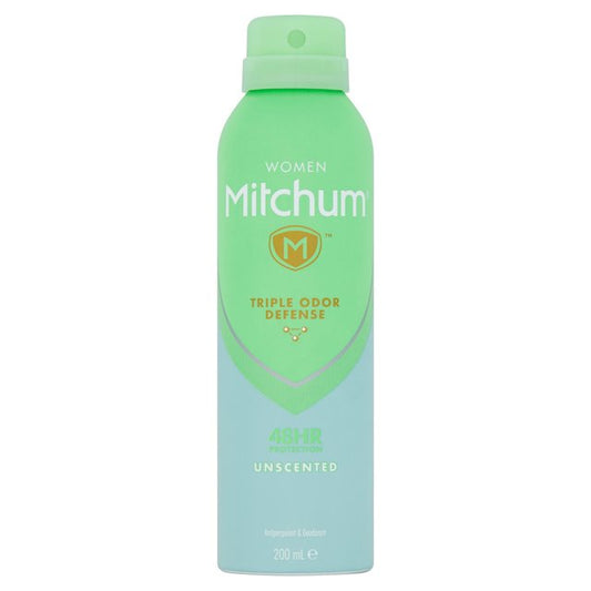 Mitchum Women Triple Odor Defense Unscented Deodorant Spray 150ml