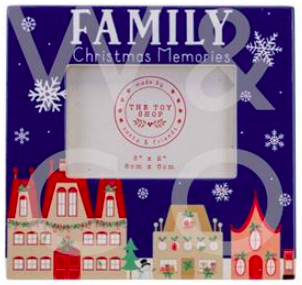 Christmas Family Memories Frame 3'' x 2''