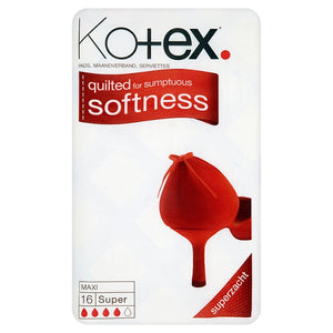 Kotex Quilted For Softness Maxi Pad x16