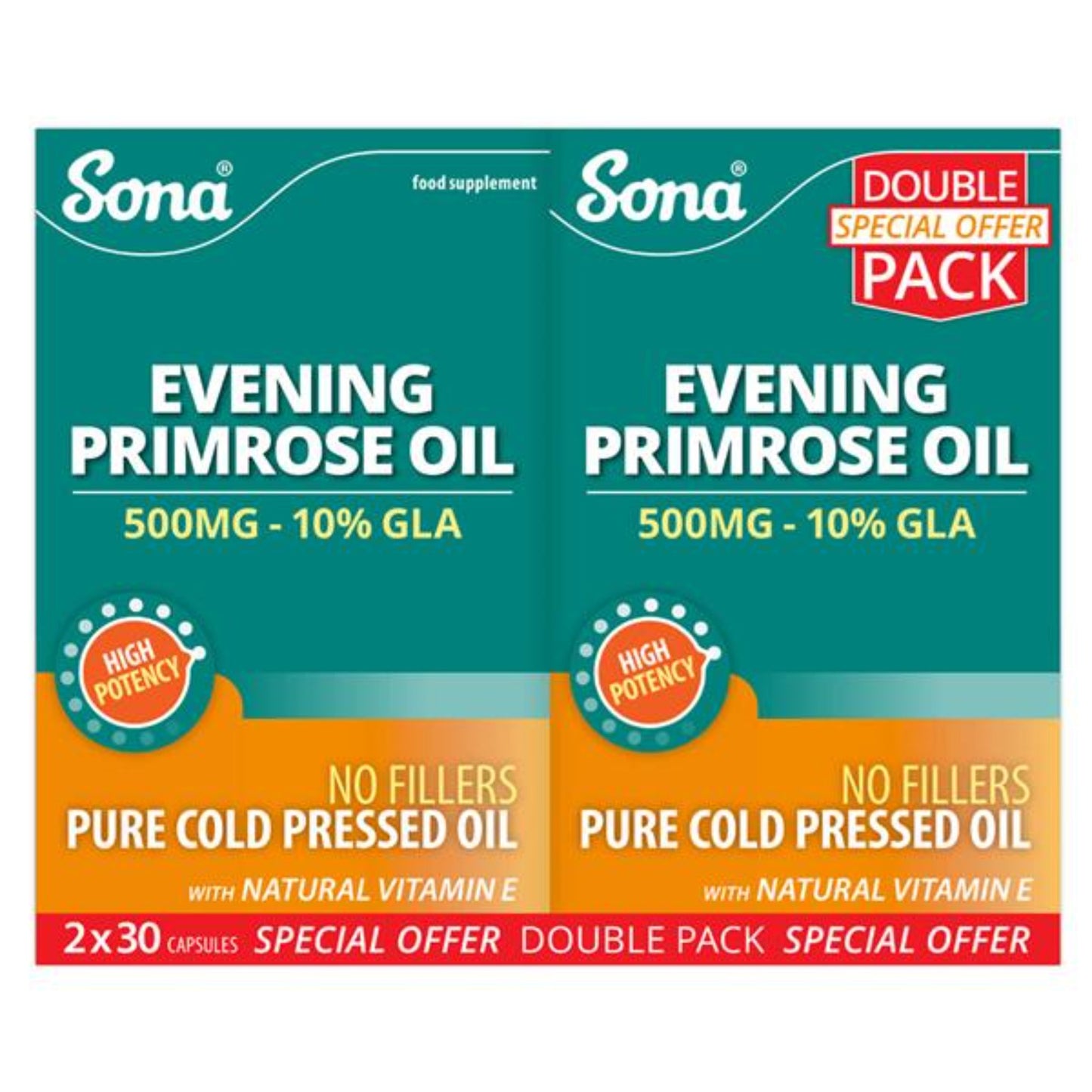 Sona Super Evening Primrose Oil Double Pack