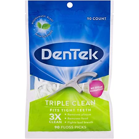Dentek Triple Clean Floss Picks 90pk
