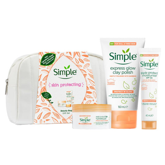 SIMPLE SKIN ILLUMINATING BEAUTY BAG GIFT SET