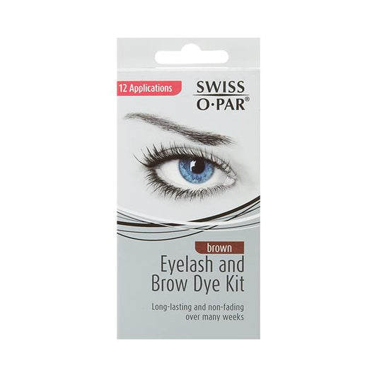 Swiss O Par Eyelash And Brow Dye Kit Brown
