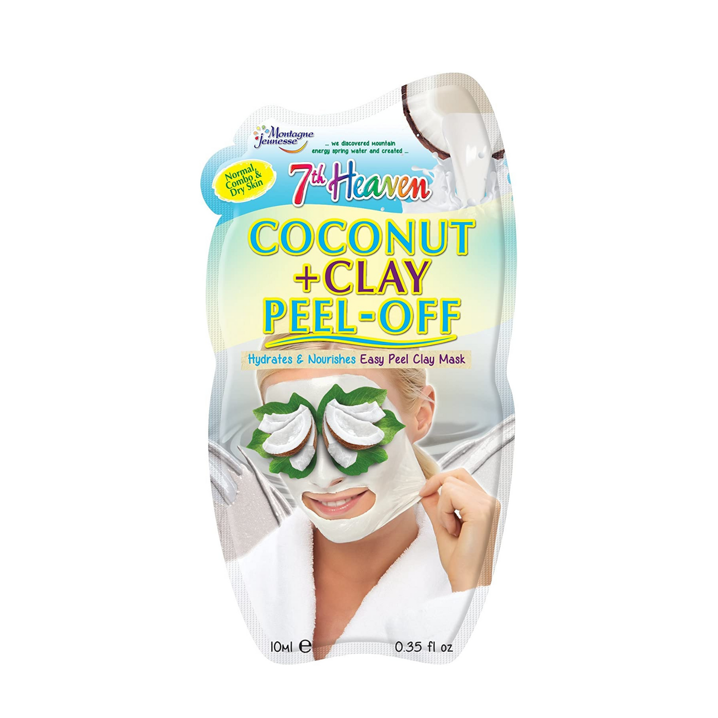 7th Heaven Coconut + Clay Peel Off Mask 10ml