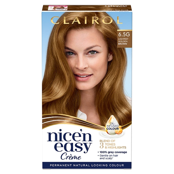 Clairol Nice & Easy Permanent Hair Colour.