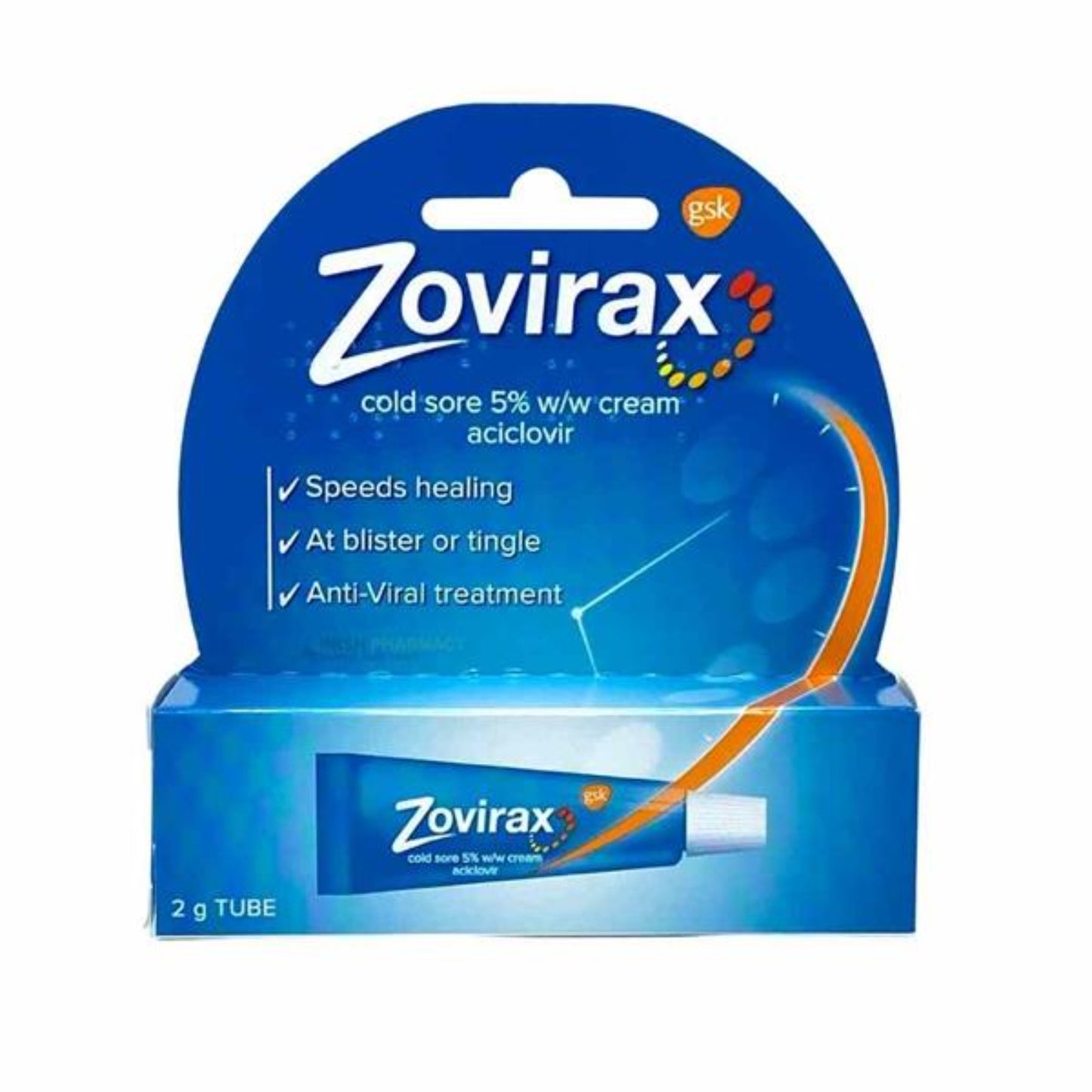 Zovirax Cold Sore Cream 2g