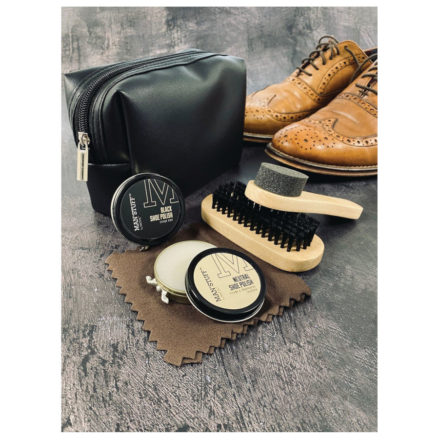 MAN STUFF  SHOE RESTORE KIT GIFT SET