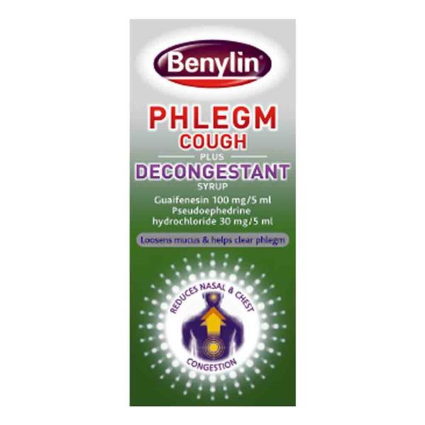 Benylin Phlegm Cough Plus Decongestant 100ml