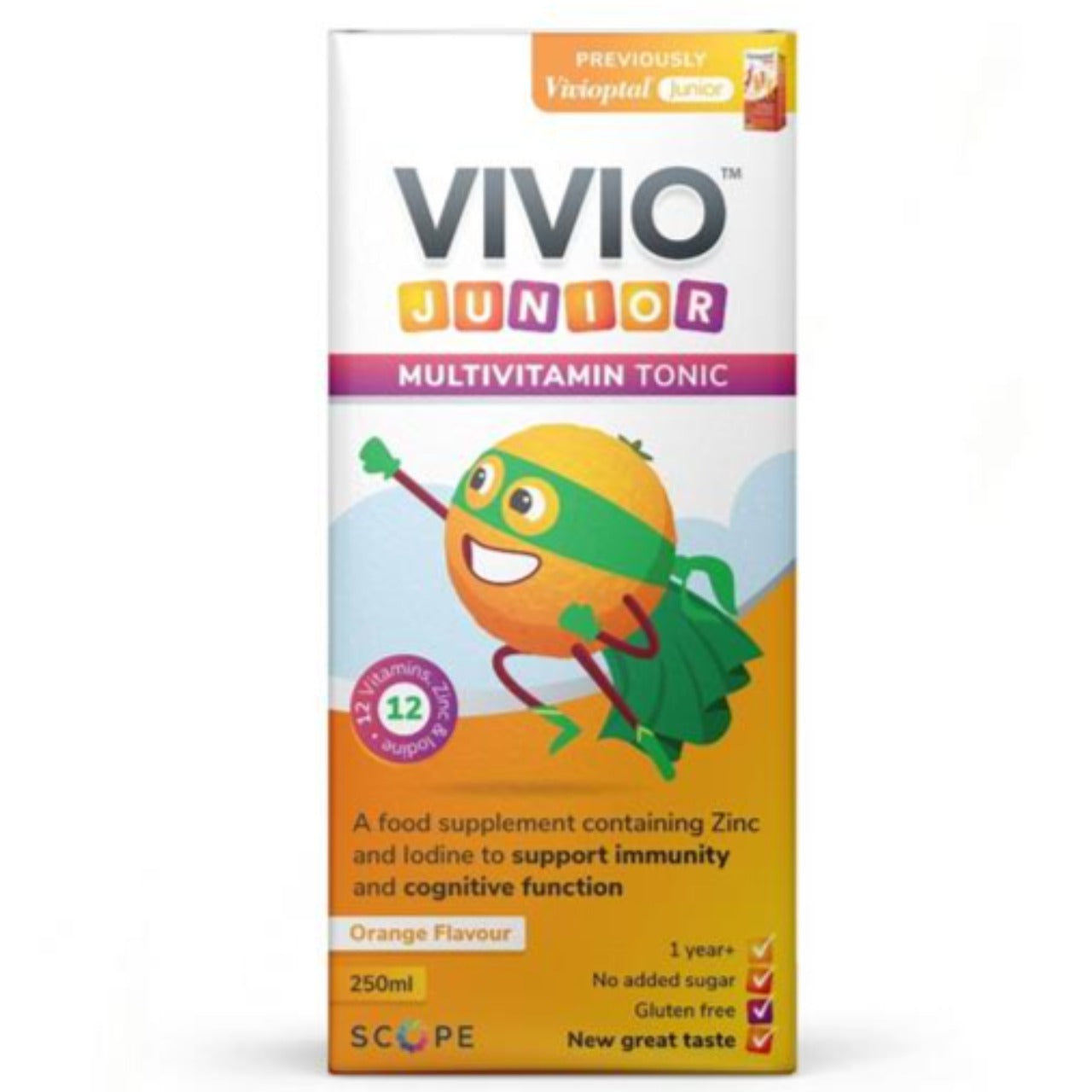 Vivio Junior Multivitamin Tonic 250ml
