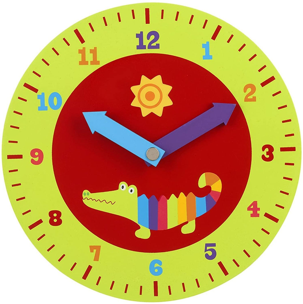 Crocodile Teaching Clock