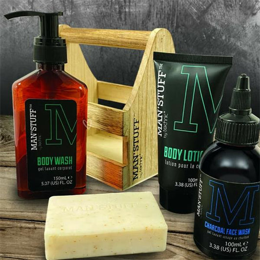MAN STUFF  WOODEN CRATE GIFT SET