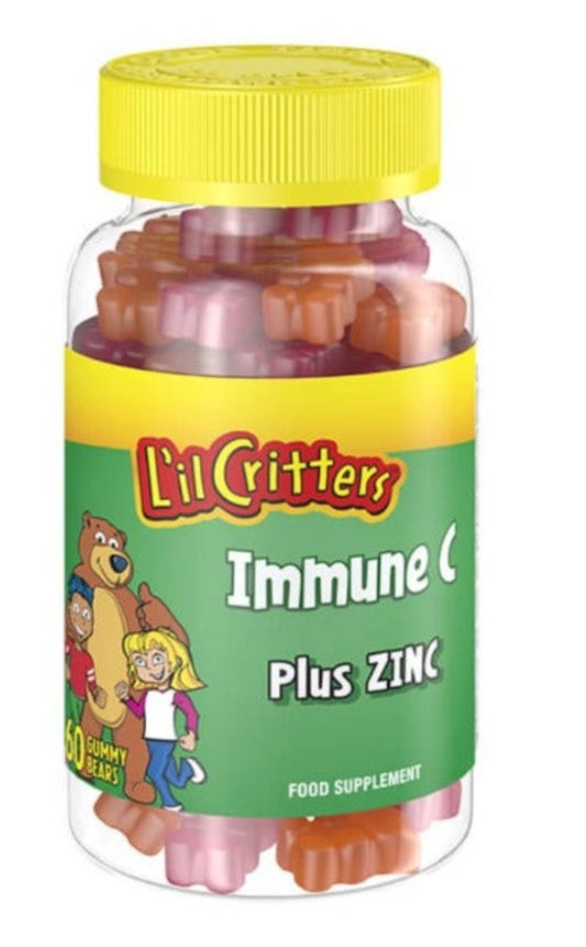L'il Critters Immune C Plus Zinc Gummy Bears 60pk