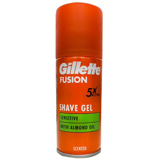 Gillette Fusion 5 Shave Gel Sensitive Travel Size 75ml