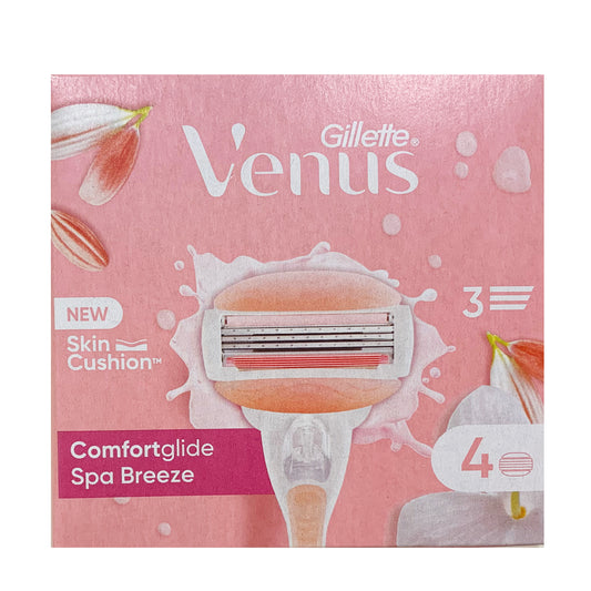 Gillette Venus Comfort Glide Spa Breeze Blades 4s