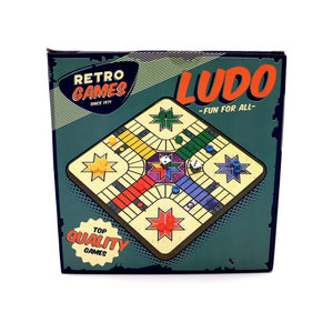 Retro Games Family Fun - Wooden Ludo Christmas stocking filler