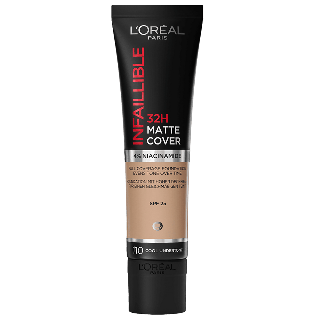 L'Oréal Infaillible 32H Matte Cover Foundation 110 Rose Vanilla